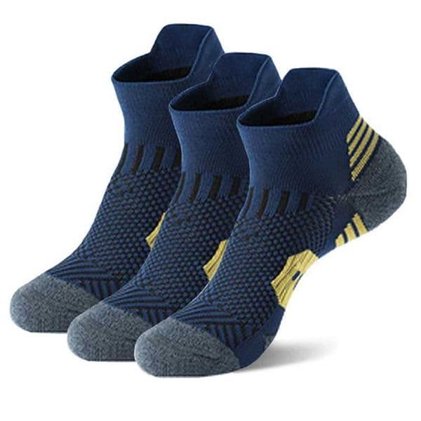3Pair Professional Sports Socks Towel Bottom Non-Slip Running Socks Men Women Short Quick-Drying Basketball Training Sox L260417