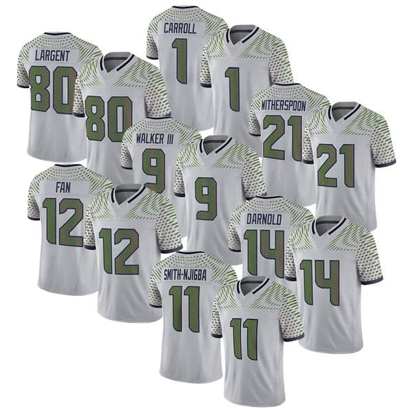 2025 2026 New Rivalries Stitched American Jerseys Wholesale Fan 11 Smith-Njigba Darnold 1 Carroll 9 Walker III