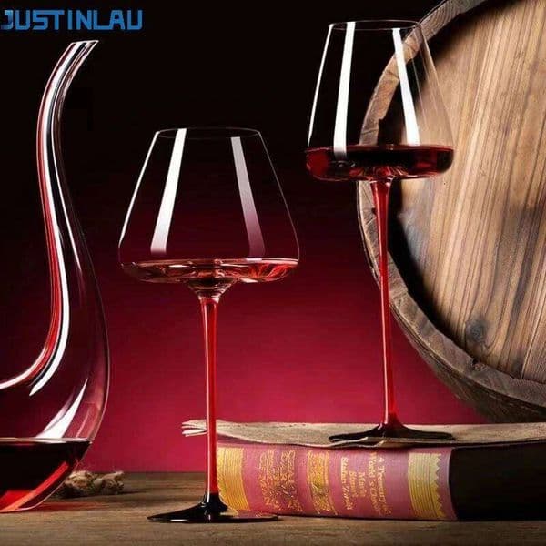 JUSTINLAU Collection Handmade Crystal Home Value Goblet High Grade Wine Glass Wedding Party Birthday Gift 26L0417