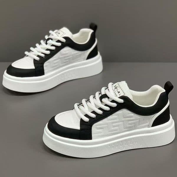 Men's spring breathable 2026 new thin casual white trendy shoes Korean style versatile men's sports sneakers