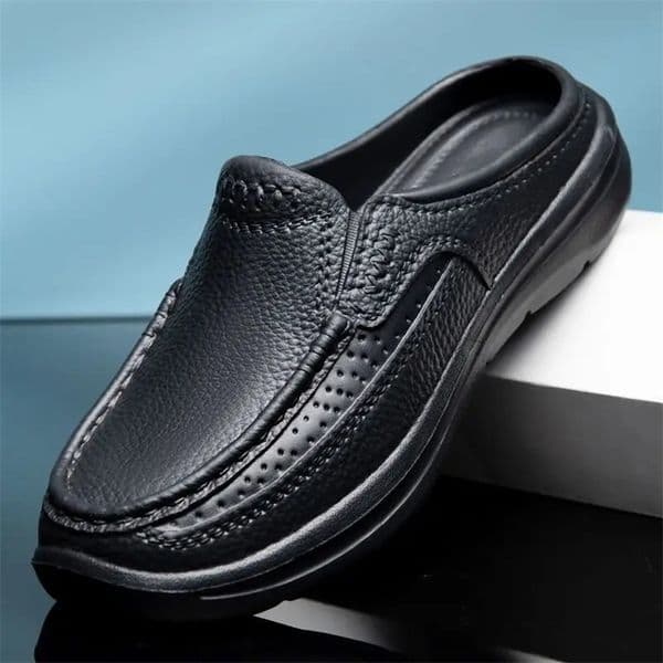 Mens EVA SlipOn Sandals ToeCover Kitchen Slippers for IndoorOutdoor NonSlip Summer Comfort Shoes Wide Width 251031BJ