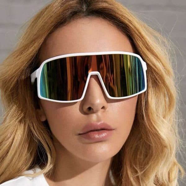 2026 new polarized sports sunglasses for women european and american fashion windproof outdoor cycling sunglasses integrated colorful men