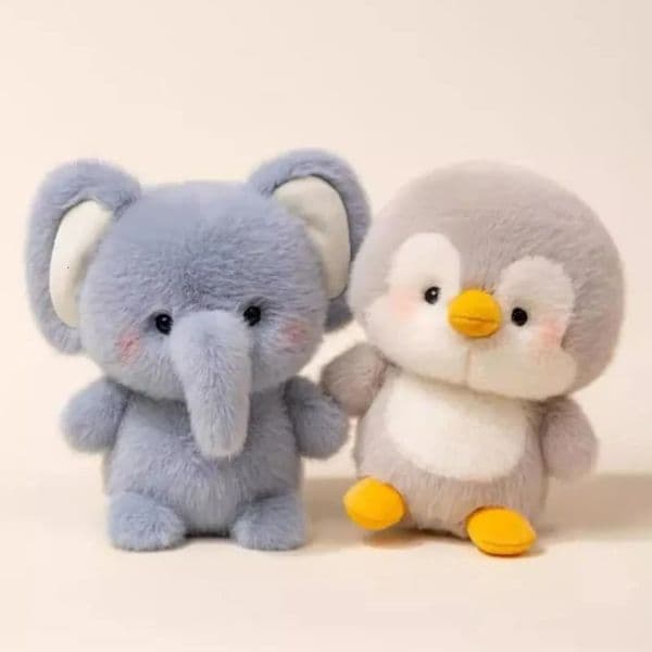 16cm Plush Companion Doll Elephant Stuffed Animal Bear Animal Plush Toy Sleeping Gift 260331