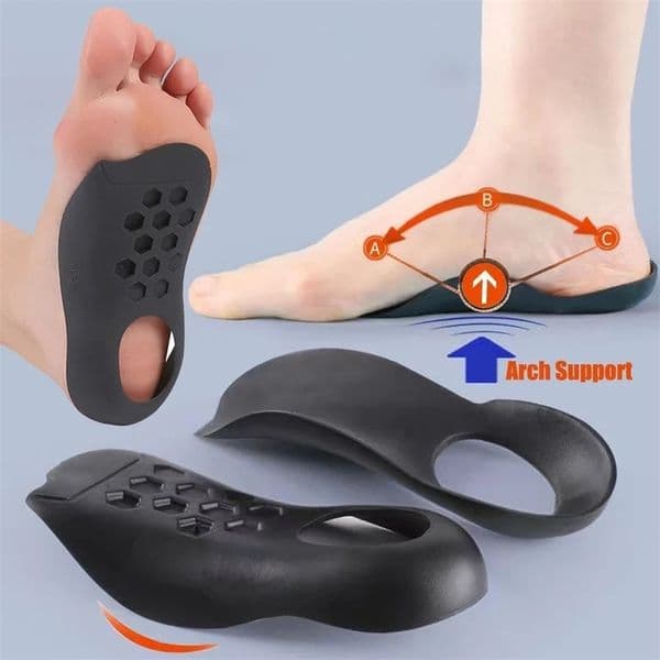 Flat Foot O-Shaped Legs Insole for Shoes Correction Arch Support Plantar Fasciitis Orthopedic Insoles Men/Women Foot Care Insert 251204BJ