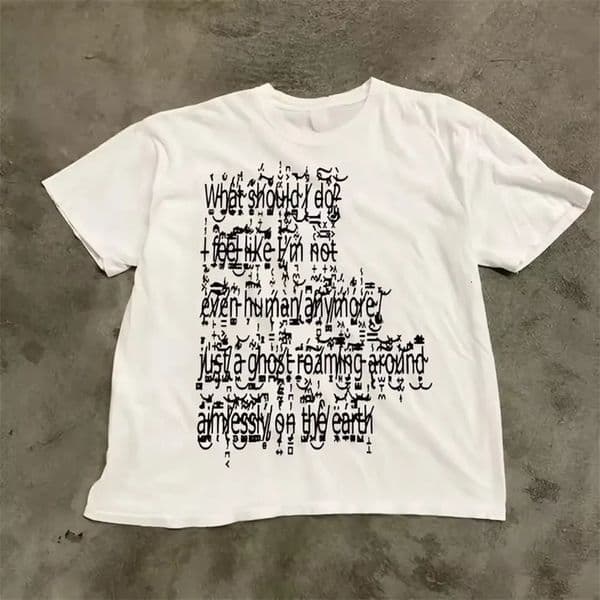 Y2K Style Aesthetic Streetwear Womens Casual Gothic Grunge Letter Print Short Sleeve T-Shirt Retro 2000s Cropped Top Vintage 251230BJ