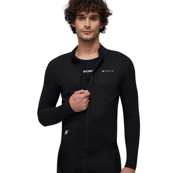 BCBE-ING Winter Thermal Fleece Cycling Jerseys Long Sleeve Race Fit Breathable Bicycle Clothing Warm Bike Jersey YKK Two Way Zip S260416QVZW