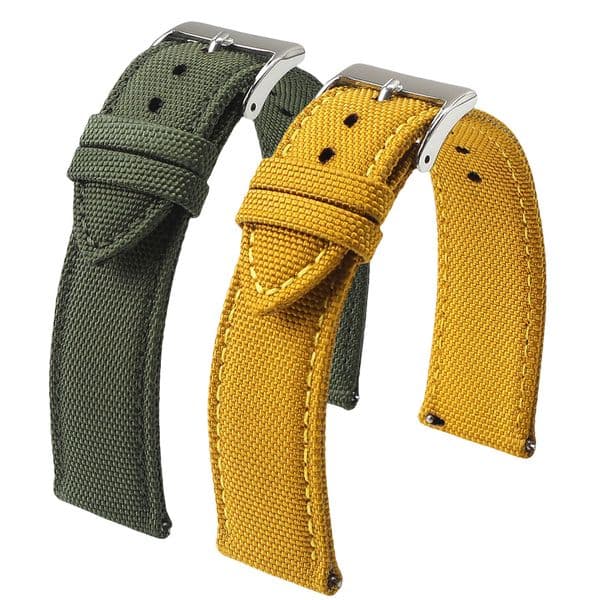 18mm 19mm 20mm 21mm 22mm 24mm Waterproof Sailcloth Watch Strap TwoSided Nylon Watchband Quick Release Band Sport Belt For Men 260327