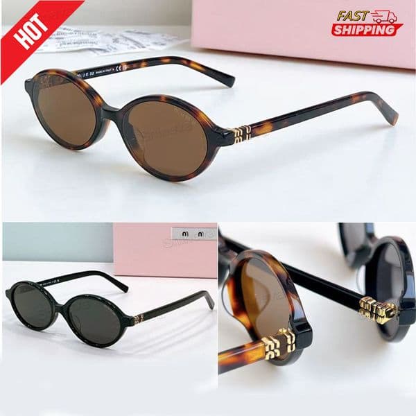 Designer sunglasses for women men mm 04z 11z Fashion luxury nerd Small frame Oval retro Euro american trend glasses UV400 goggles