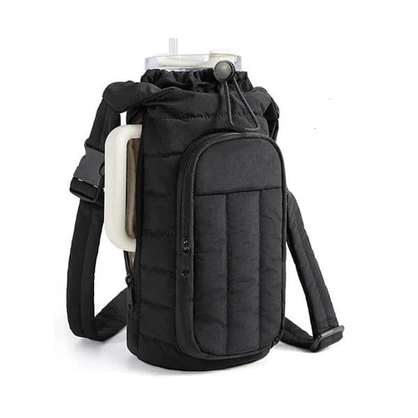 Outdoor Sports Kettle Bag Portable Large Capacity Crossbody Water Cup Bag Travel Thermos Cup Cover 260403BJ