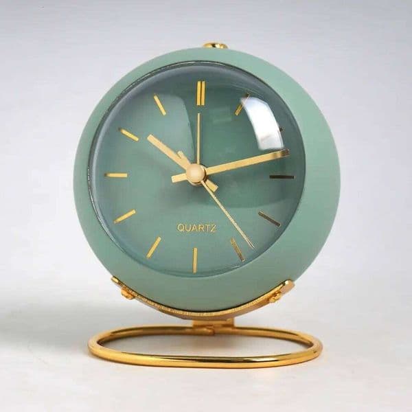 Nordic Creative Electronic Desk Minimalist Children's Alarm Clock, New Desktop Bedside Student Silent Luminous Pointer 26L0418