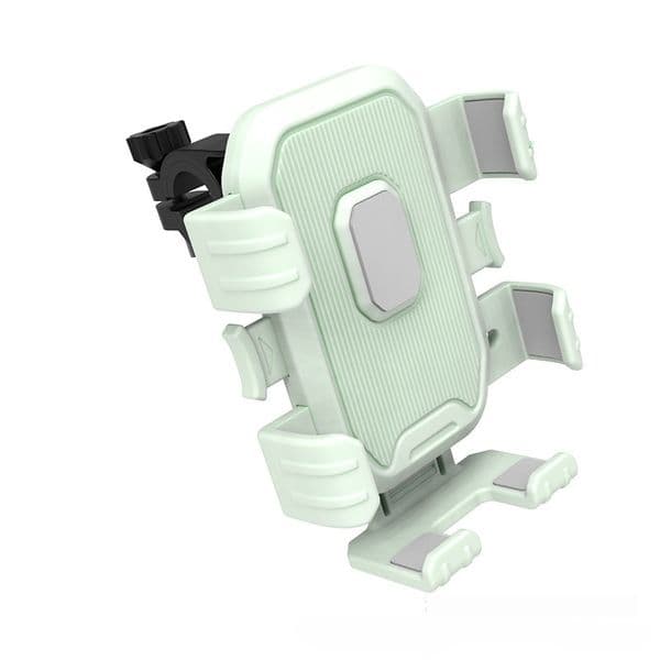 Pink Handlebar Phone Mount for Bicycle/Ebike, 360° Rotation, One-Touch Lock, Anti-Shake