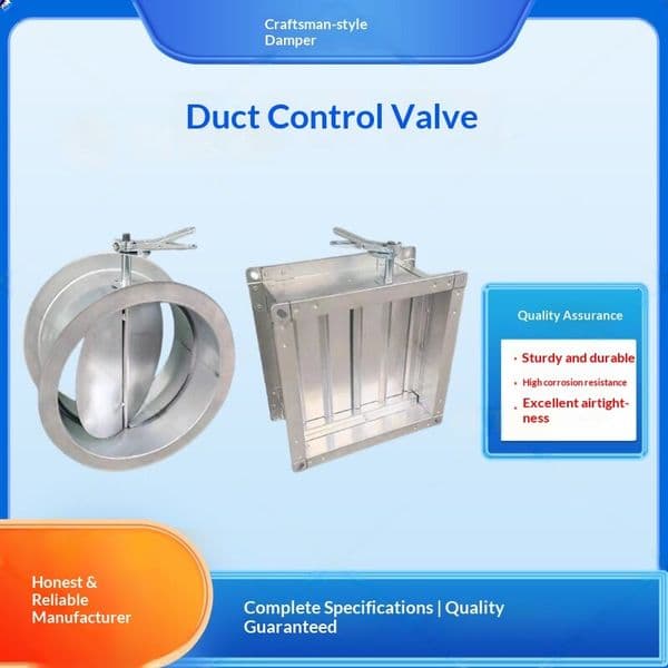 Galvanized combined angle iron flange stainless steel fire-resistant and environmentally friendly smoke exhaust duct