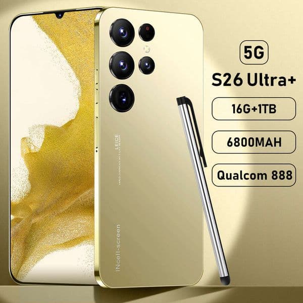 S26+Ultra Export-Specific 7.3" Screen HD 16+1T Large Memory Phone Source Factory Technology mobile phone