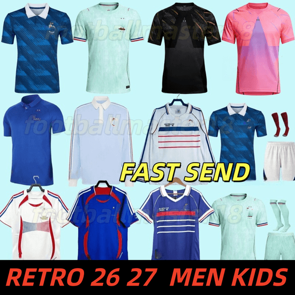 26 27 France soccer Jersey MBAPPE World Cup Olise DEMBELE French fans player GIROUD EKITIKE GRIEZMANN men Kids kit retro football tops Shirt S-4XL