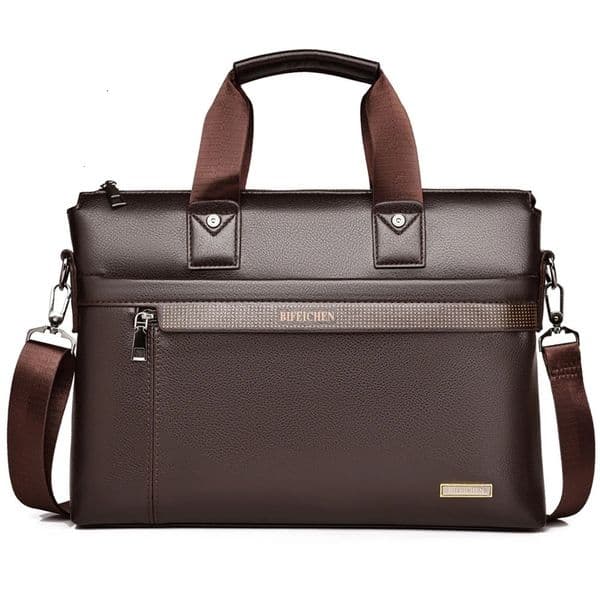Men Briefcase Bag High Quality Business PU Leather Shoulder Messenger Bags Office Handbag A4 Document Laptop Bag 251215BJ