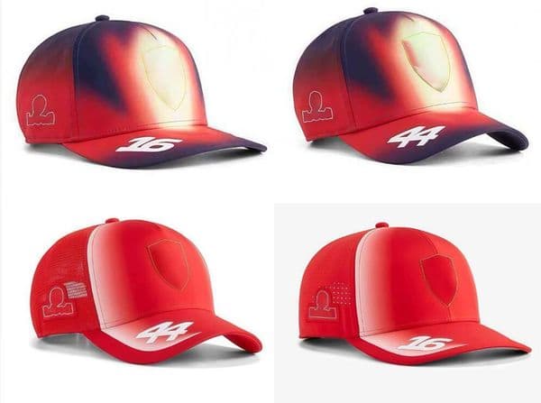 F12026 Authentic Fan Gear - Race Track Duckbill Cap with Official Team Emblem Stitching