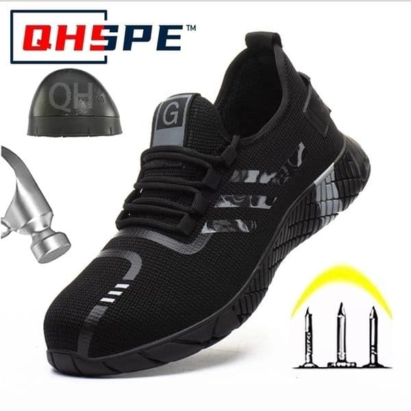 Work Sneakers Mens Safety Shoes Construction steel toe work Shoes Safety boots Mens shoes Puncture proof work summer 251104BJ