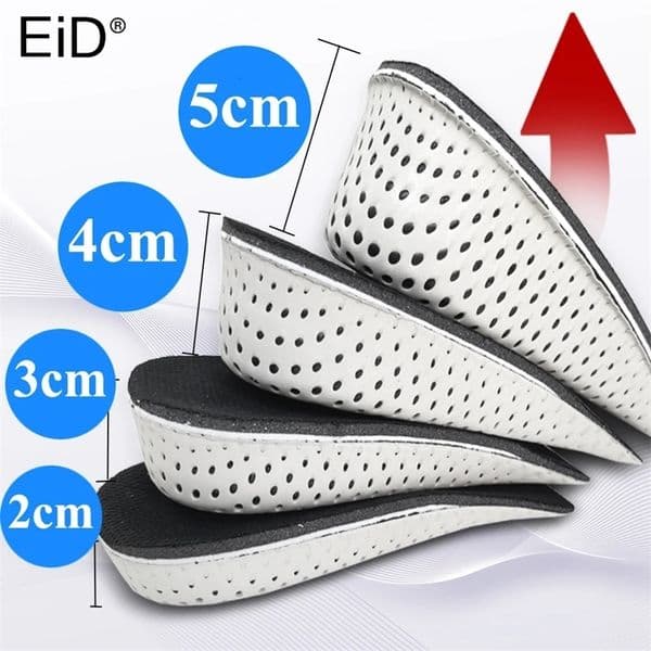 Height Increase Invisible Insoles For Feet 2/3/4/5cm Height Lift Adjustable Cut Shoes Heel Insert Taller Height Insole For Shoes 260303BJ