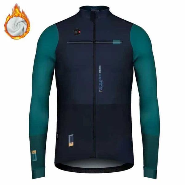 Winter Cycling Mens Long Sleeve Gobikful Jackets Thermal Fleece Bicycle Jersey Ciclismo Racing Jacket Roadbike Shirts S260416