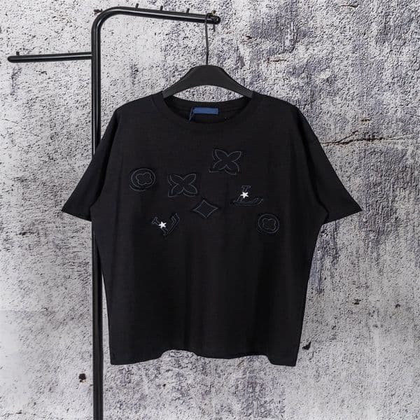 Men's Plus Tees & Polos Round neck embroidered and printed polar style summer wear with street pure cotton set shorts tshirt 6419c10