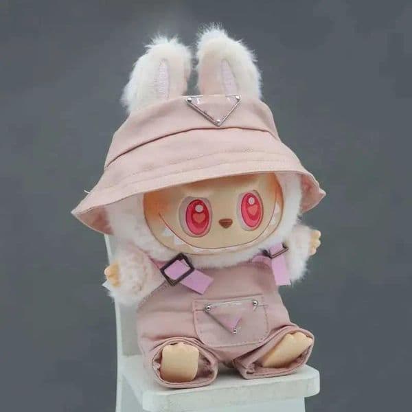 Fashion New Doll Apparel Labubu Doll Clothes Designer Only Clothes Hoodies Trendy Brand Knitted Pants Fishermans Hat Accessories