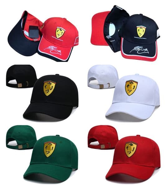wholesale Ball Caps Baseball Cap Fashion Embroidery Driver Car Designer Racing hat men Women outdoor sun Hats Unisex Adjustable hot sale B-1
