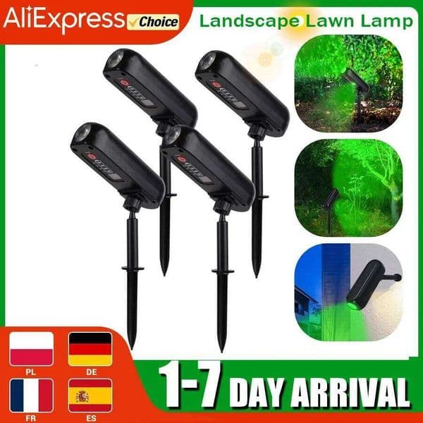 Waterproof Powered Garden Lawn Spot Light Solar Lights for Outdoor Landscape Pathway Decoration