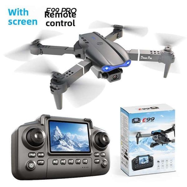 E99pro Screen-Controlled Drone HD Aerial Photography Quadcopter Foldable Altitude-Hold Remote-Controlled Aircraft Kuhangxin