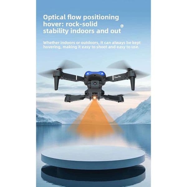 E99pro Screen-Controlled Drone HD Aerial Photography Quadcopter Foldable Altitude-Hold Remote-Controlled Aircraft E99pro Kuhangxin 2026ZA1
