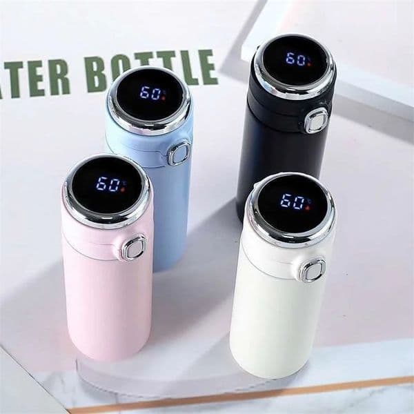 420ML Smart Digital Thermos Cup Keep Cold and Heat Thermal Water Bottle Temperature Display Preservation Leak-proof Vacuum Flask 251216BJ