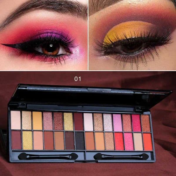 CmaaDu Brand 28 Color Eye Shadow Makeup Palette Waterproof and Easy To Apply Pearl Matte Eye Shadow for Daily and Party Makeup C260420