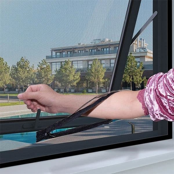 TYMF Attic Skylight Mosquito Net Window Screen With Zipper Invisible Customizable Size Black Mesh Summer Mosquito Washable 250627BJ