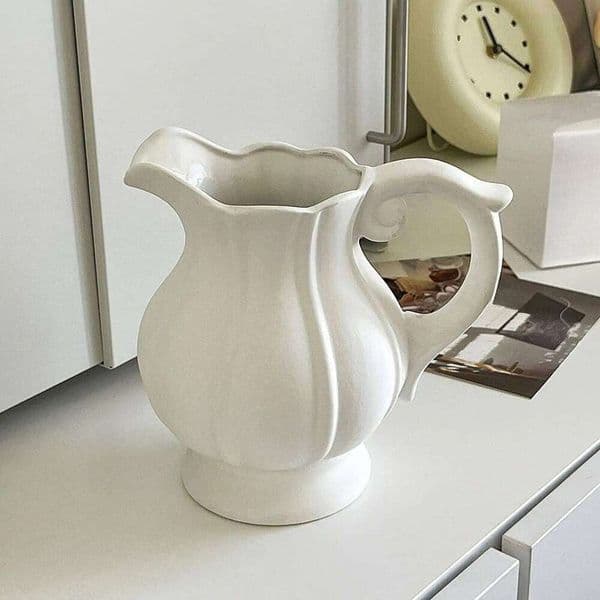 Flower Art Vase Birthday Gifts Wedding Centerpieces Nordic with Handle 26W0420