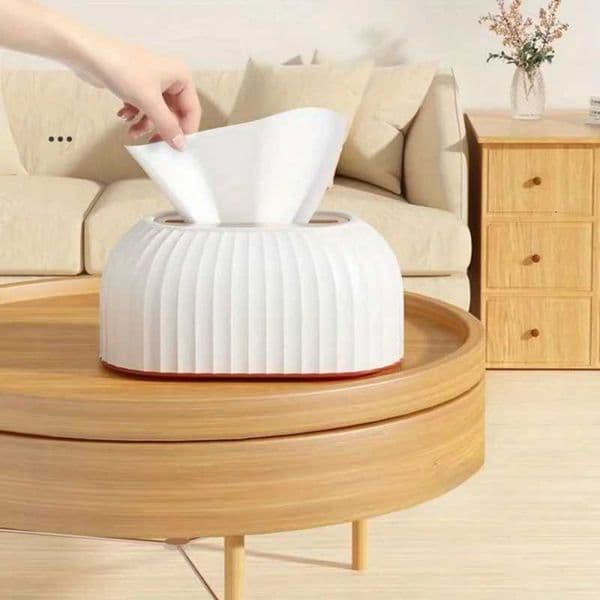 1 Piece Of Household Extraction Paper Box With Spring High Appearance Level Light Luxury Living Room Desktop Tissue Box H260420