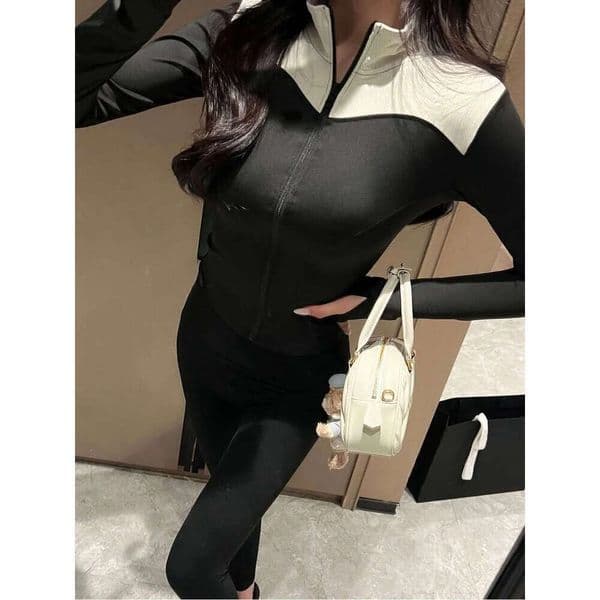 2026 Designer Women Zipper Jackets Coat New sweat pants leggings puff winter jacket women zip up sweatshirt designer womens yoga hooded sportwear gym