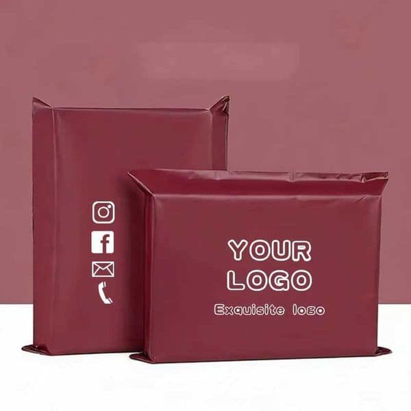 100pcs brown red express bag clothing logistics special packaging bag supports customized T260420