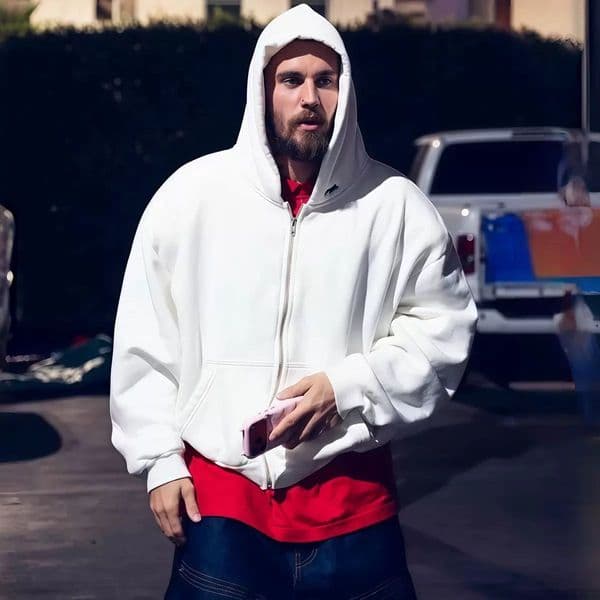 Men's Hoodies Ly Arrived Skylrk Hoodie Autumn Casual Embroidery Fleece Hooded Sweatshirt Solid Colors Simple Fashionable Cardigan