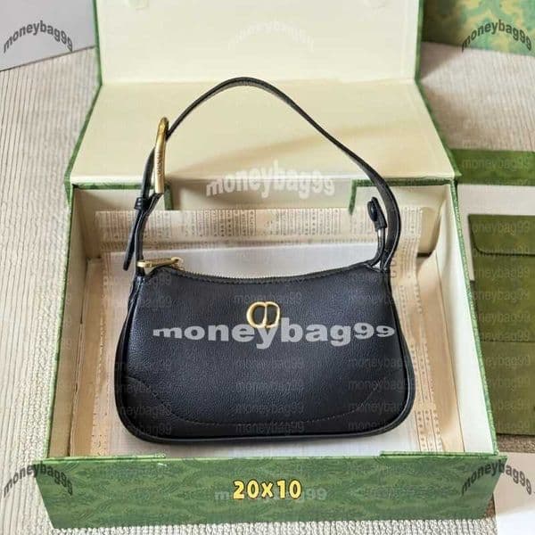 Shoulder Hobo Top Qualit Shouder Purse Tote Designer Hobo Bags Woman Handbag Casual Simple Underarm Women 20cm Fashion Cowhide Leather Bag Wallets