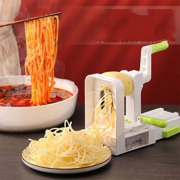 Potato Noodle Maker Stainless Steel Vegetable Spiralizer Multifunctional Vegetable Salad Slicer Fruit Graters 260414BJ