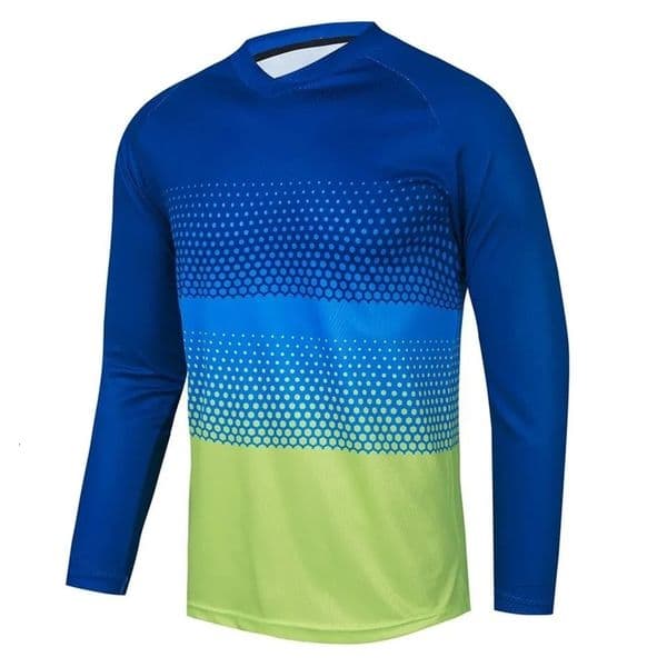 Mens Cycling Jersey MTB Mountain Motorcycle Top Mens Long Sleeve T-shirt Outdoor Sports Clothes Cycling Jersey loose 251112BJ