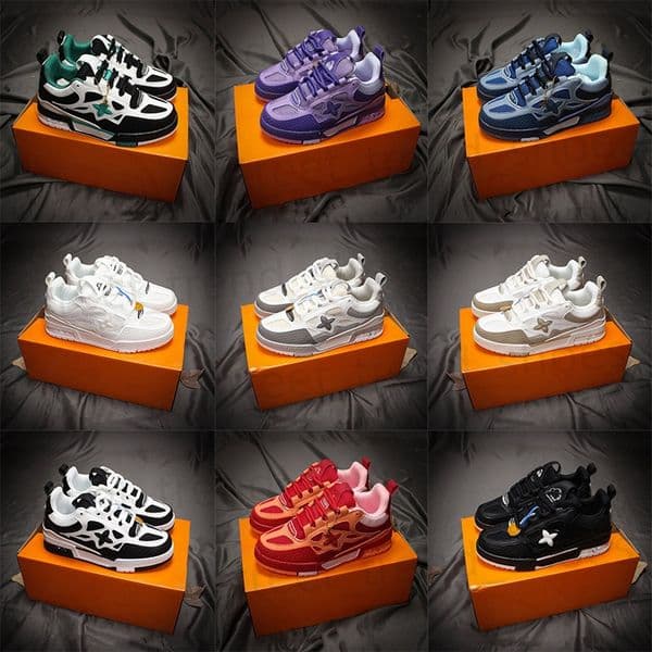 2026 Designer skate shoes Embossed Sneakers SKATE 1854 trainers luxury brand Women Men Mesh Abloh Sneaker Maxi Casual Shoes black Runner Trainer Shoes B4