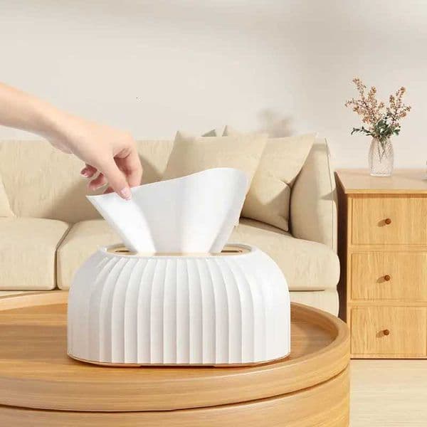 High-aesthetic Home Use Drawer-style Tissue Box Storage Light Luxury Style Living Room Desktop Advanced Spring Type Tissue Box H260420