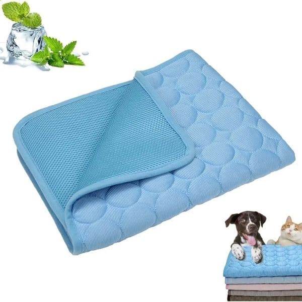 Summer Pet Cooling Mat Self Cooling Pad for Dog and Cat Waterproof Sleeping Bed Pillow Cushion Pad for Indoor Outdoor Use 260320BJ