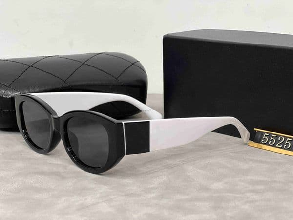 Sunglasses Luxury Designer Sunglasses For women Summer style 5525 Retro Plate Oval full frame fashion Eyeglasses UV400 Protection come with case Top Quality free