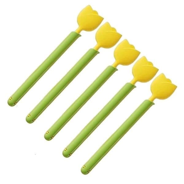 Pack of 5 Tulips Bag Clip Accessory For Food Storage And Freshness 260306BJ