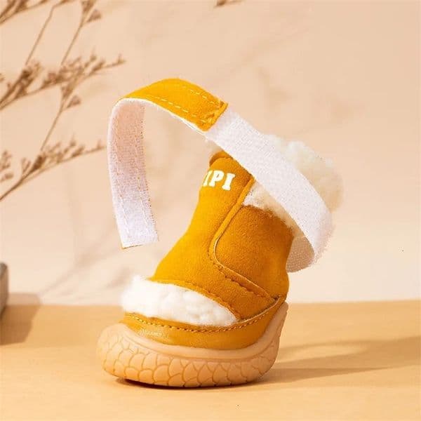 Winter Warmth Pet Dog Shoes Thickened Non-Slip Snow Boots for Small Cats Dogs Puppy Poodle Bichon Frise Dog Accessories 251124BJ