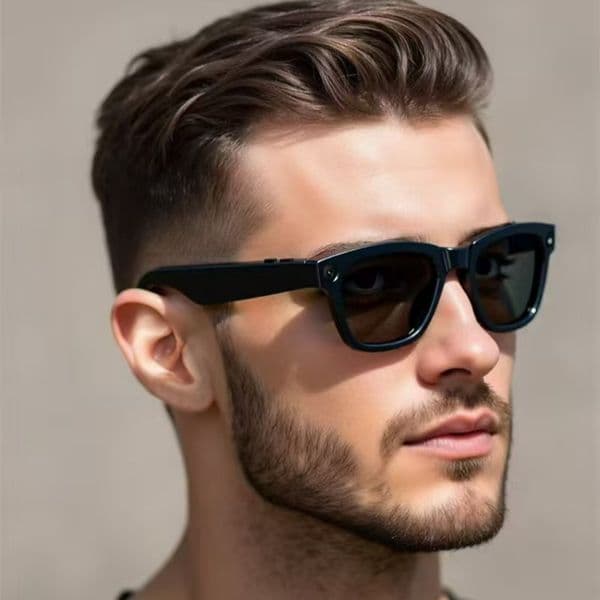 2026 New Arrival V03-T5 Smart Sunglasses, 8MP HD Camera Video Recording, AI Object Recognition, Bluetooth Polarized Audio Sunglasses