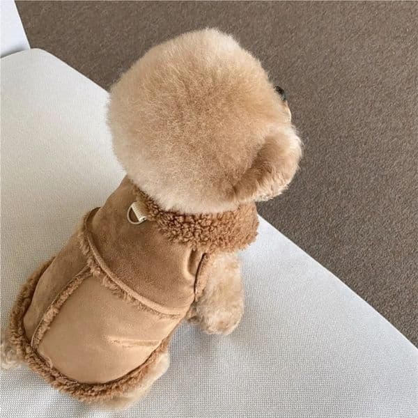 Dog Vests Winter Plush Warm Pet Dog Clothes For Small Medium Dogs Jackets Puppy Clothing Yorkshire Terrier ropa para perros 251112BJ