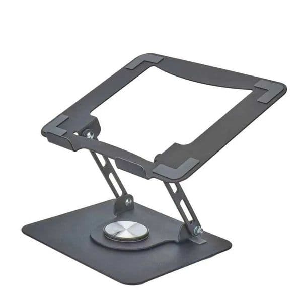 360 Rotating Base Notebook Computer Stand Foldable Adjustable Computer Riser Heat Dissipation Lifter Tablet Holder for Desk S26420
