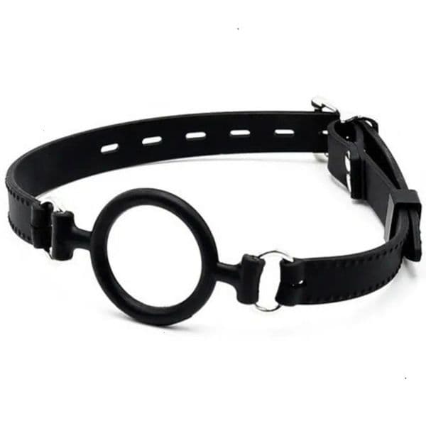 2026 New New 5 Cm Silicone Ring Open Mouth Gag Leather Head Bondage Restraint Fetish Adult SM Game Adult Toys Oral Sex Toy For Women Men Couple Blow Toys Job 00 002